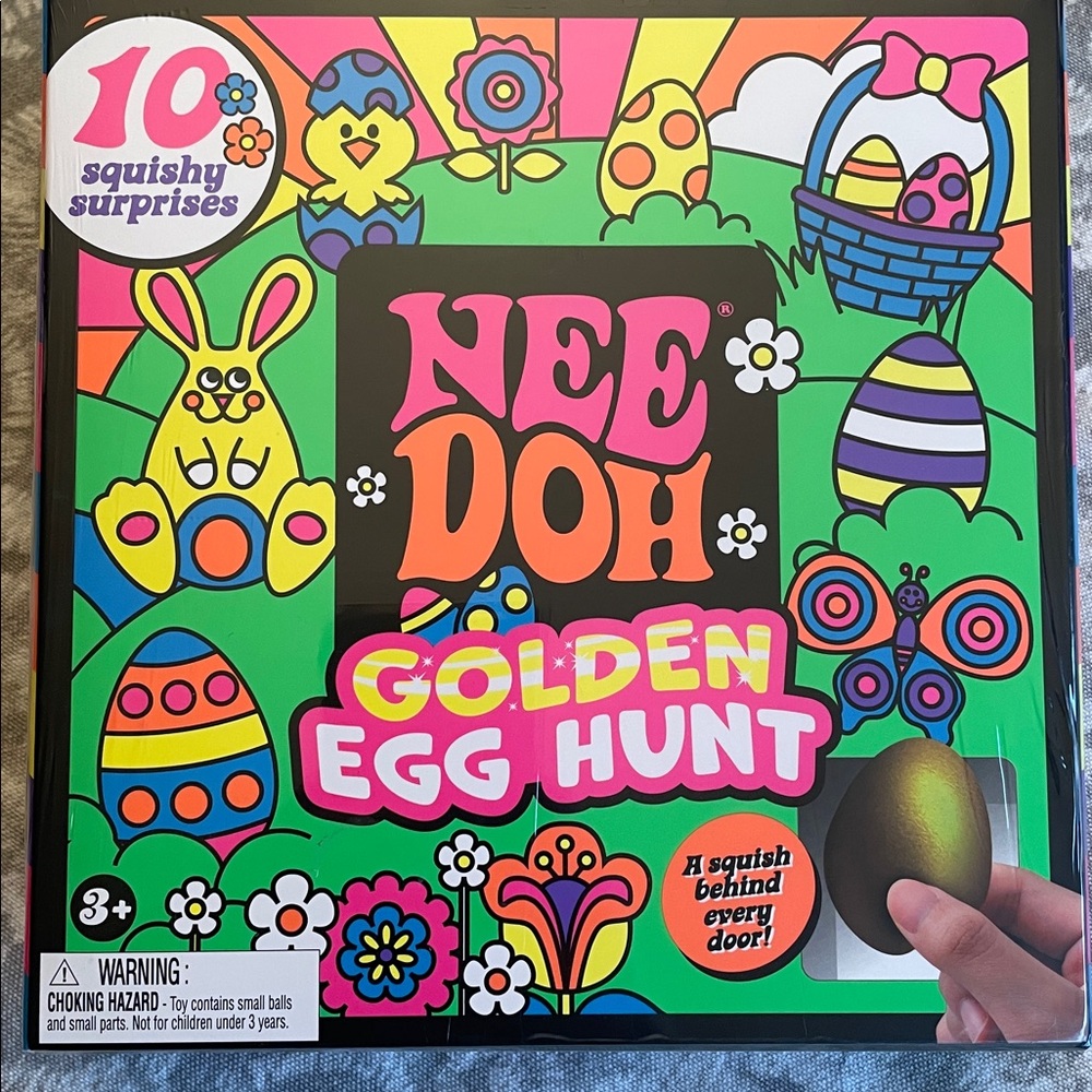 NeeDoh 10-pc. Golden Egg Hunt Squishy Surprise Toy Set - Picture 2 of 3